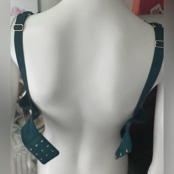 ThirdLove 24/7 Lace Contour Plunge Bra Green - Tan color Size 36G (4D) NWT - Picture 7 of 11